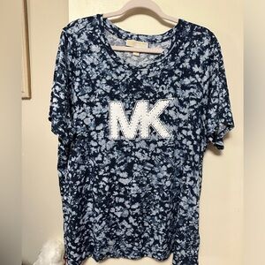 Michael Kors blue/white t-shirt